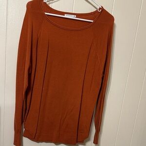 Staccato Women's Rust Long Sleeve Top